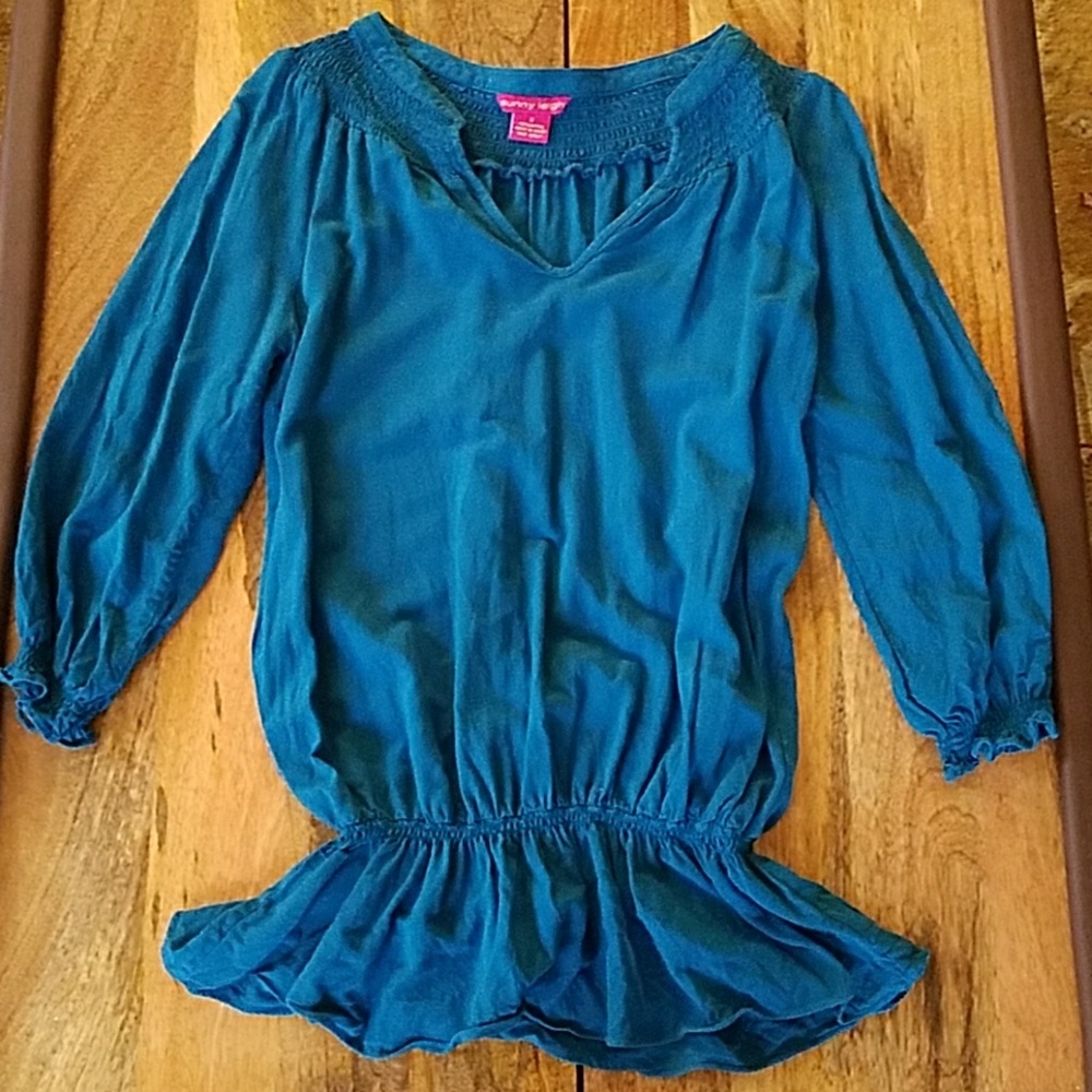 Women's blue shirt
